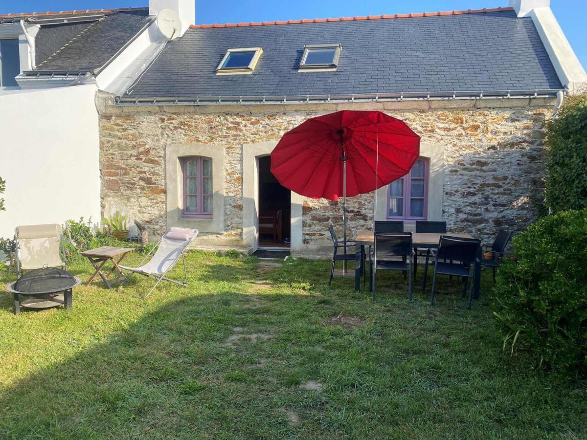 Charmante Maison En Pierre Avec Jardin A Bangor, A 1500 M De La Plage De Vazen - Fr-1-418-157 Exterior photo