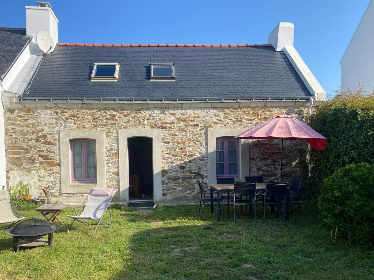Charmante Maison En Pierre Avec Jardin A Bangor, A 1500 M De La Plage De Vazen - Fr-1-418-157 Exterior photo